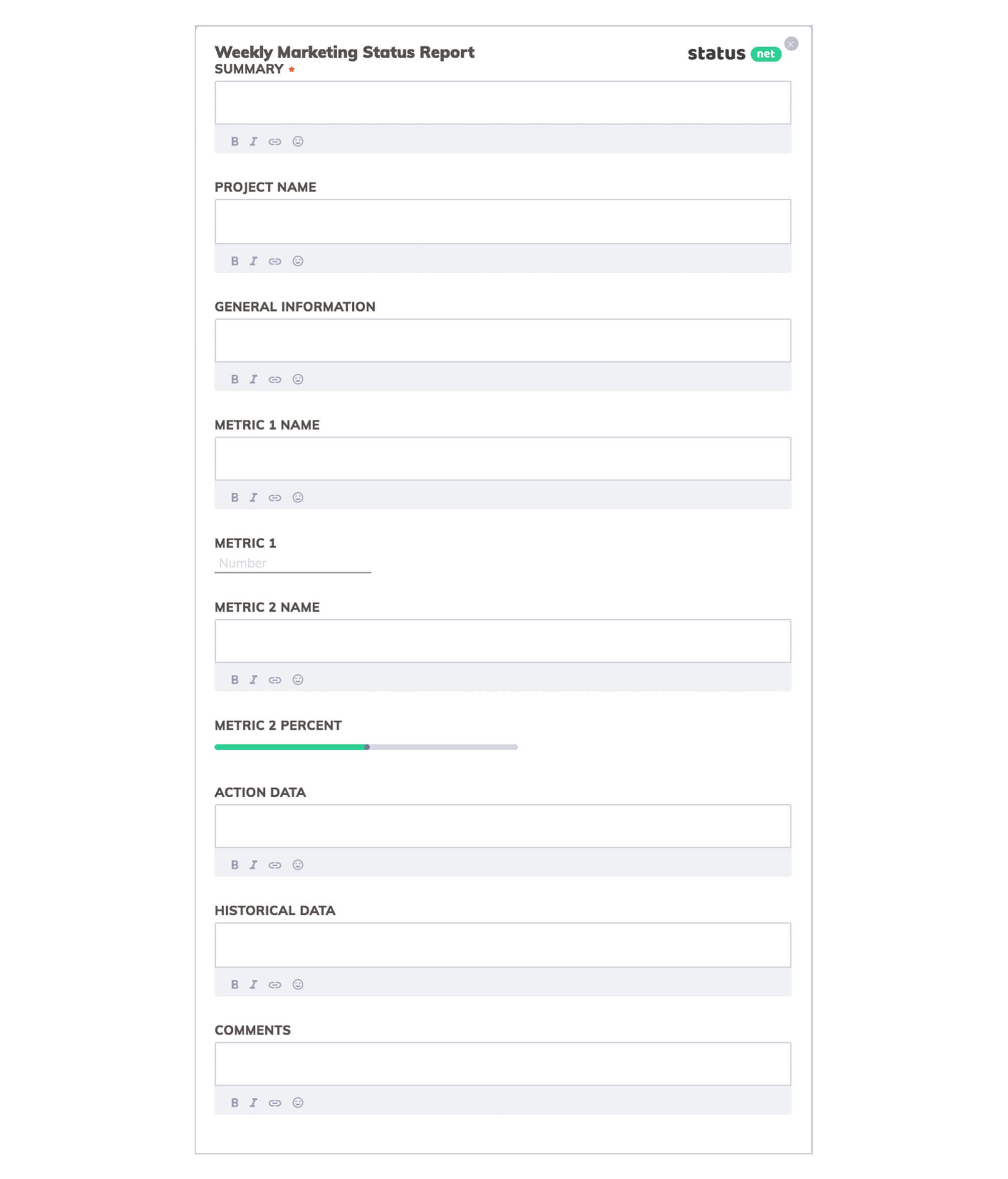 10 Outstanding Templates Of Weekly Reports | Free Download In Marketing Weekly Report Template