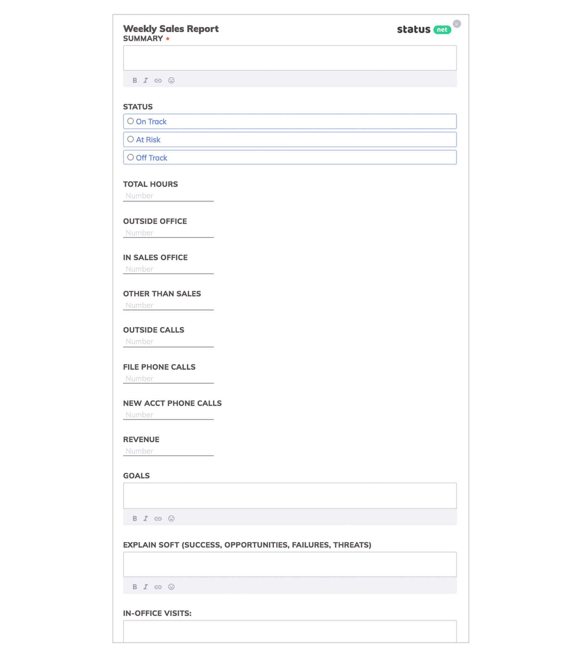 10 Outstanding Templates Of Weekly Reports | Free Download With Regard To Hse Report Template