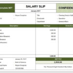 10+ Payslip Template | Word, Excel & Pdf Templates | Www With Blank Payslip Template