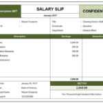 10+ Payslip Template | Word, Excel & Pdf Templates | Www With Blank Payslip Template