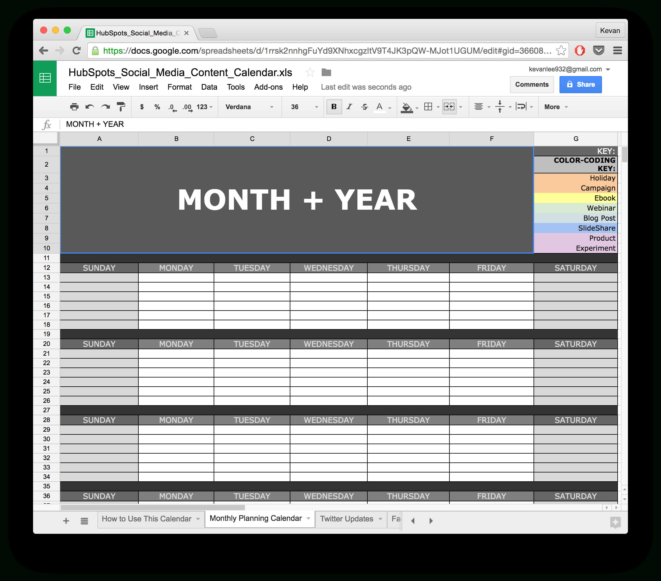 10 Ready To Go Marketing Spreadsheets To Boost Your Within Monthly Productivity Report Template