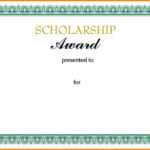 10+ Scholarship Award Certificate Examples – Pdf, Psd, Ai Regarding Scholarship Certificate Template