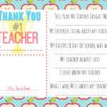 10 Teacher Gift Ideas W/ Free Printable Gift Tags – Hip2Save In Thank You Card For Teacher Template