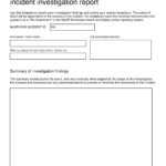 10+ Workplace Investigation Report Examples – Pdf | Examples Throughout Workplace Investigation Report Template