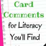 105 Report Card Comments For Literacy You'll Find Helpful Within Character Report Card Template