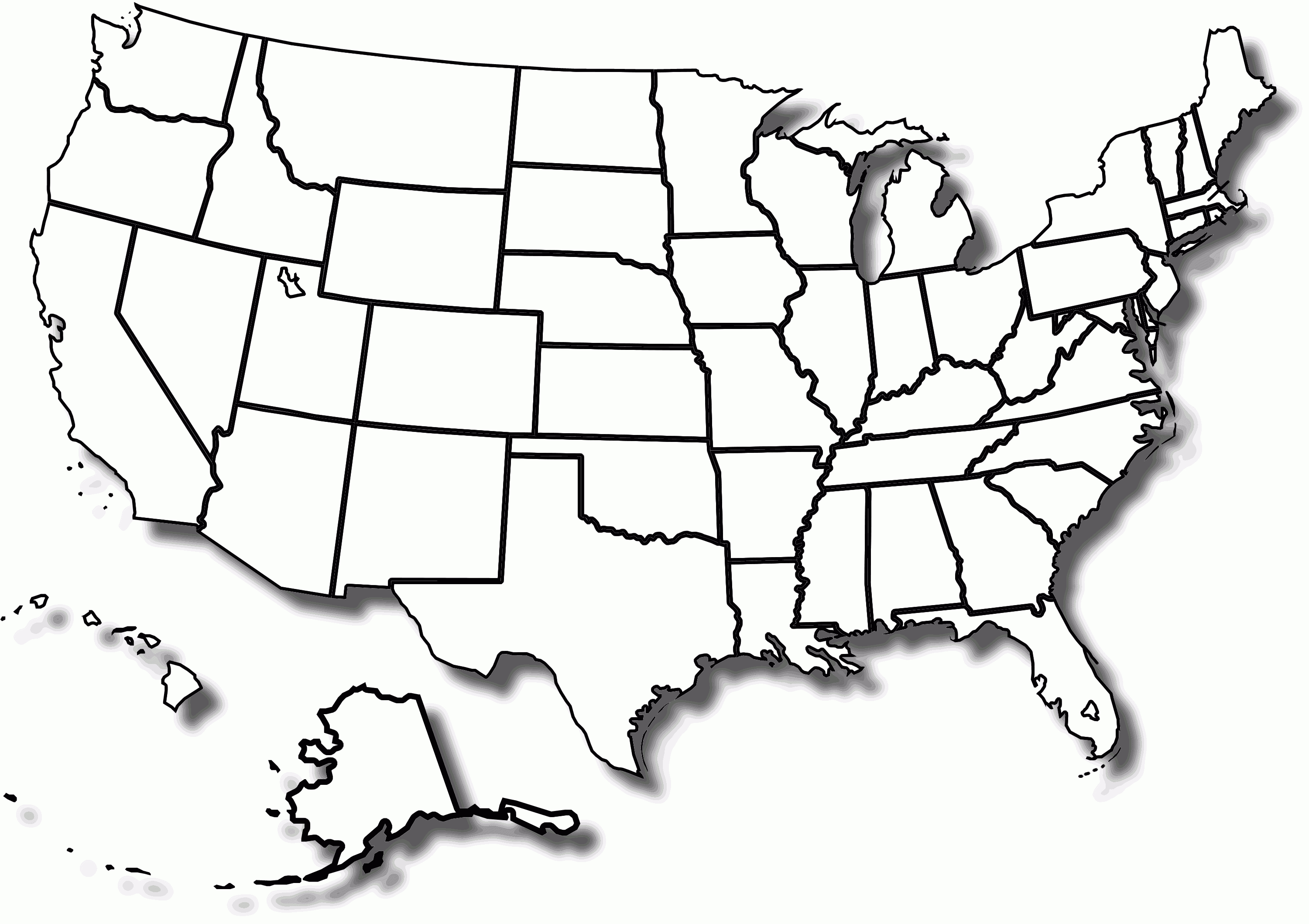 1094 Views | Social Studies K 3 | United States Map Throughout United States Map Template Blank