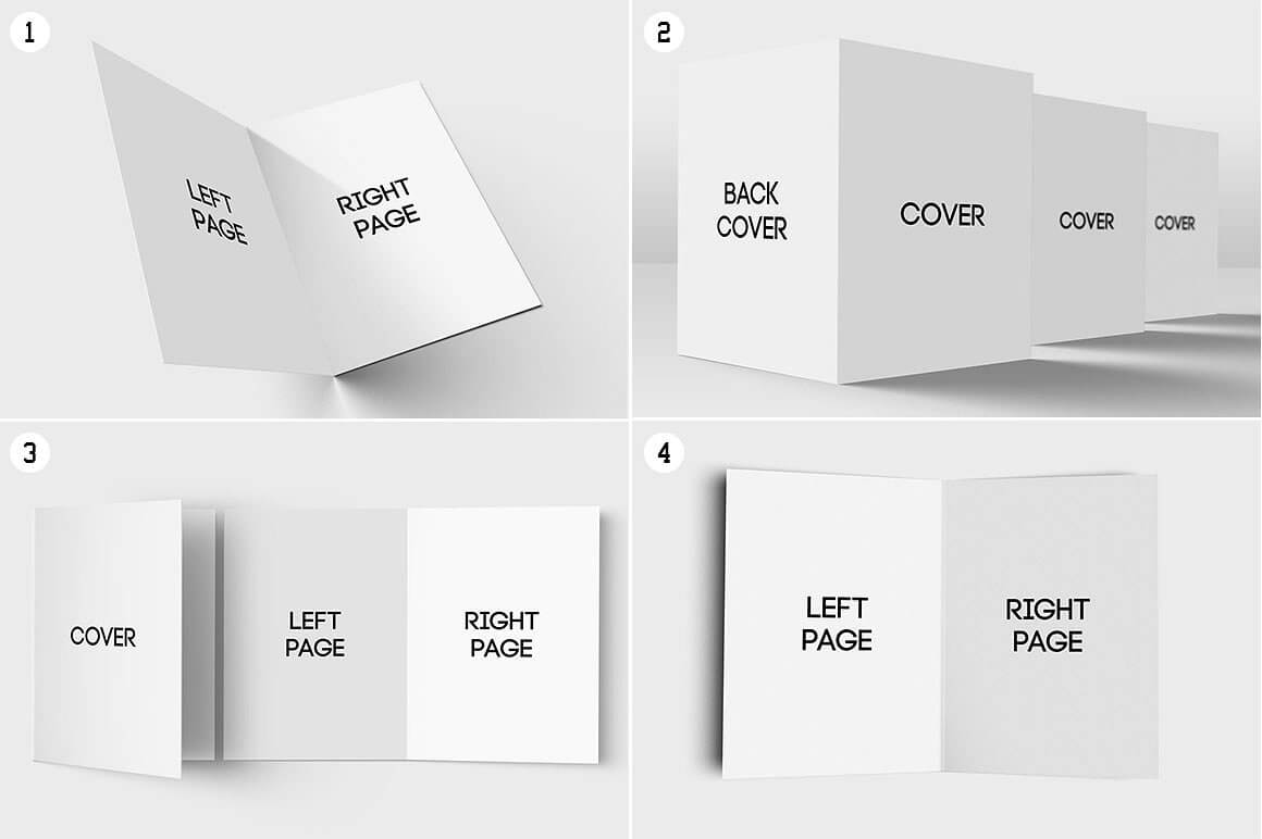11+ Folded Card Designs & Templates – Psd, Ai | Free In Quarter Fold Card Template