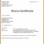 11+ Free Company Share Certificate Template | Psychic Belinda with Share Certificate Template Companies House