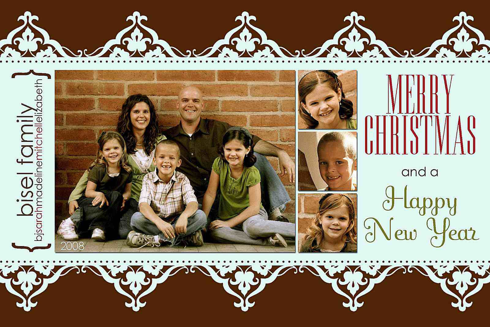 11 Free Templates For Christmas Photo Cards With Holiday Card Templates For Photographers