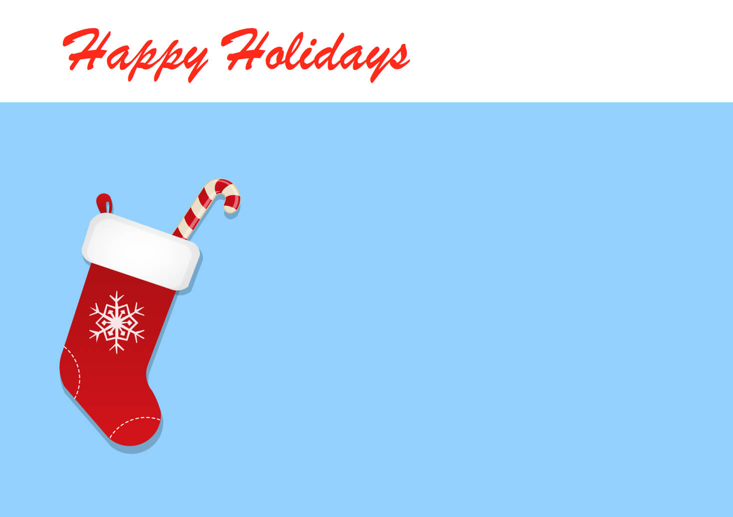 11 Happy Holiday Card Templates Images – Happy Holiday With Regard To Happy Holidays Card Template