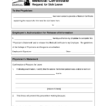 11+ Medical Certificate Templates For Leave – Pdf, Doc Within Medical Report Template Doc