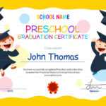 11+ Preschool Certificate Templates - Pdf | Free &amp; Premium inside Preschool Graduation Certificate Template Free