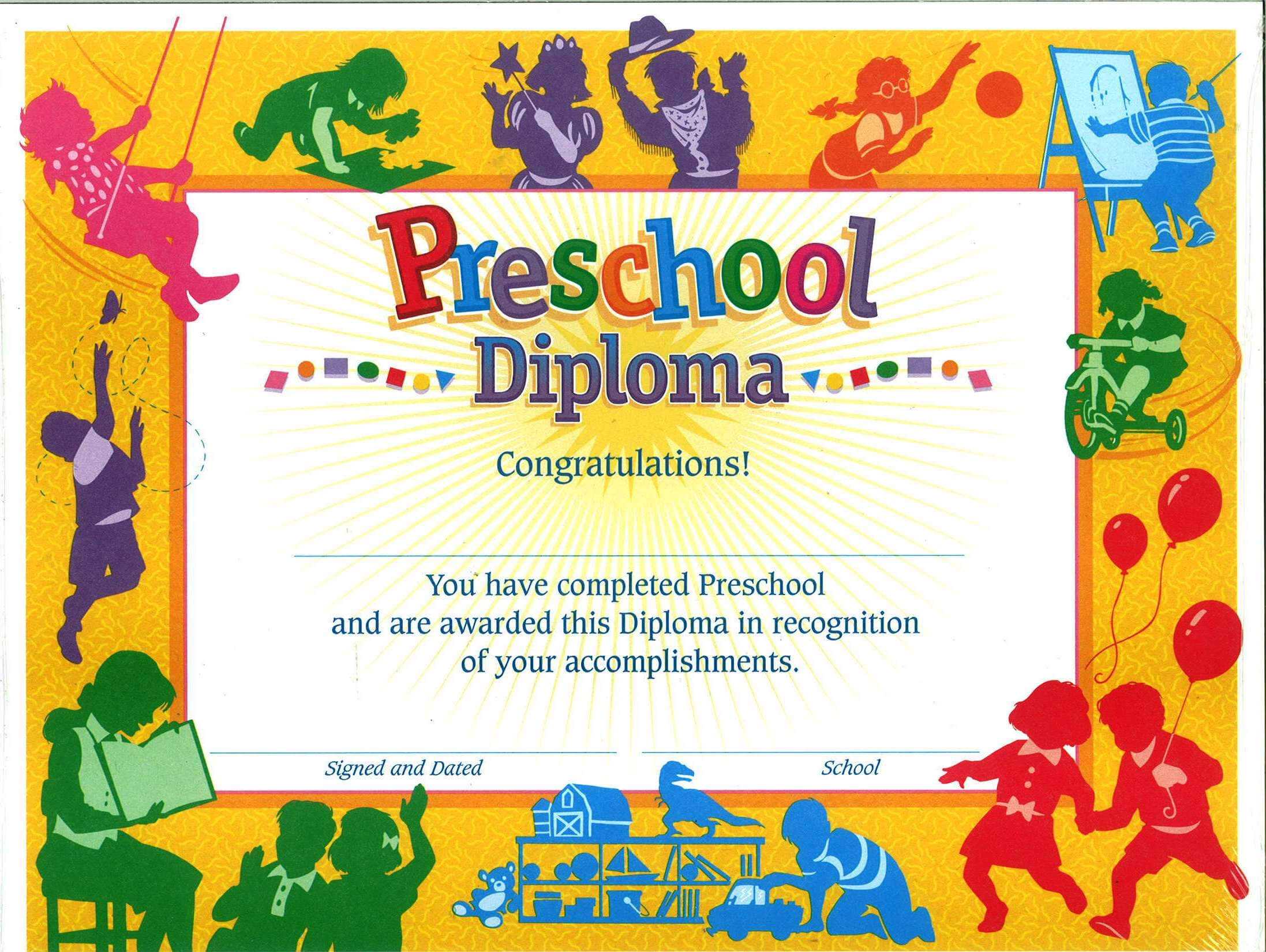 11+ Preschool Certificate Templates – Pdf | Free & Premium Throughout Fun Certificate Templates