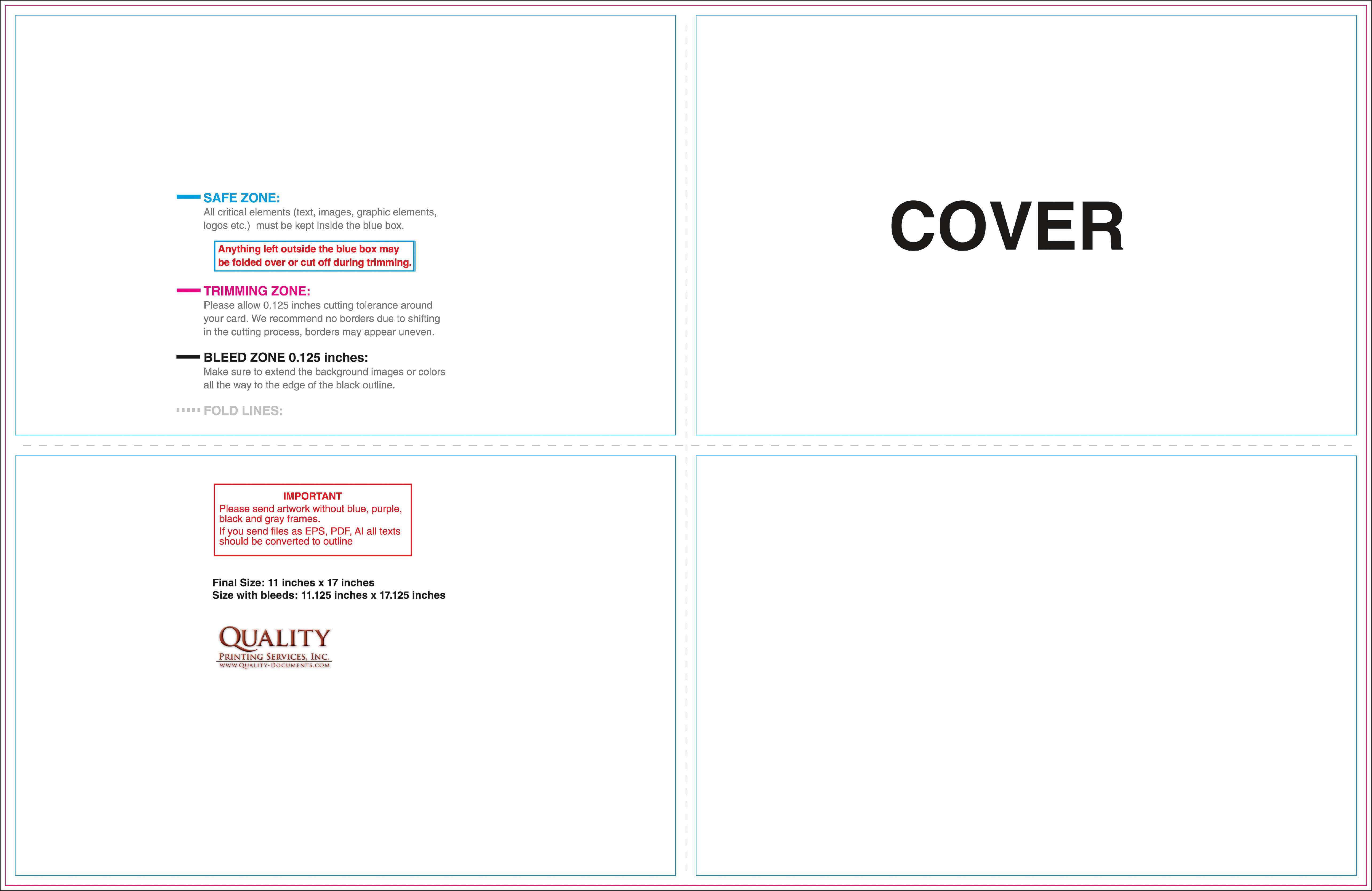 11X17 Brochure Templates Throughout 11X17 Brochure Template