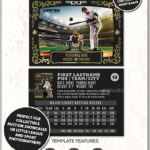 12+ Baseball Trading Card Designs & Templates – Psd, Ai Within Baseball Card Template Psd