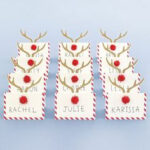12 Best Christmas Table Place Cards Images In 2015 Within Christmas Table Place Cards Template