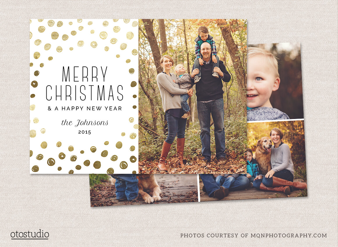 12 Christmas Card Photoshop Templates To Get You Up And With Regard To Christmas Photo Card Templates Photoshop