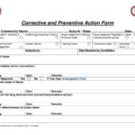 12+ Corrective Action Report Examples – Pdf | Examples In Fracas Report Template
