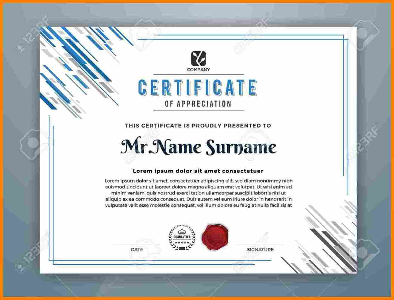 12+ Design Certificates Templates | Grittrader With Regard To Design A Certificate Template
