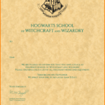 12+ Harry Potter Acceptance Letter Template | Plastic Mouldings Inside Harry Potter Certificate Template