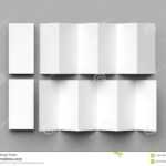 12 Page Leaflet, 6 Panel Accordion Fold – Z Fold Vertical For 6 Panel Brochure Template