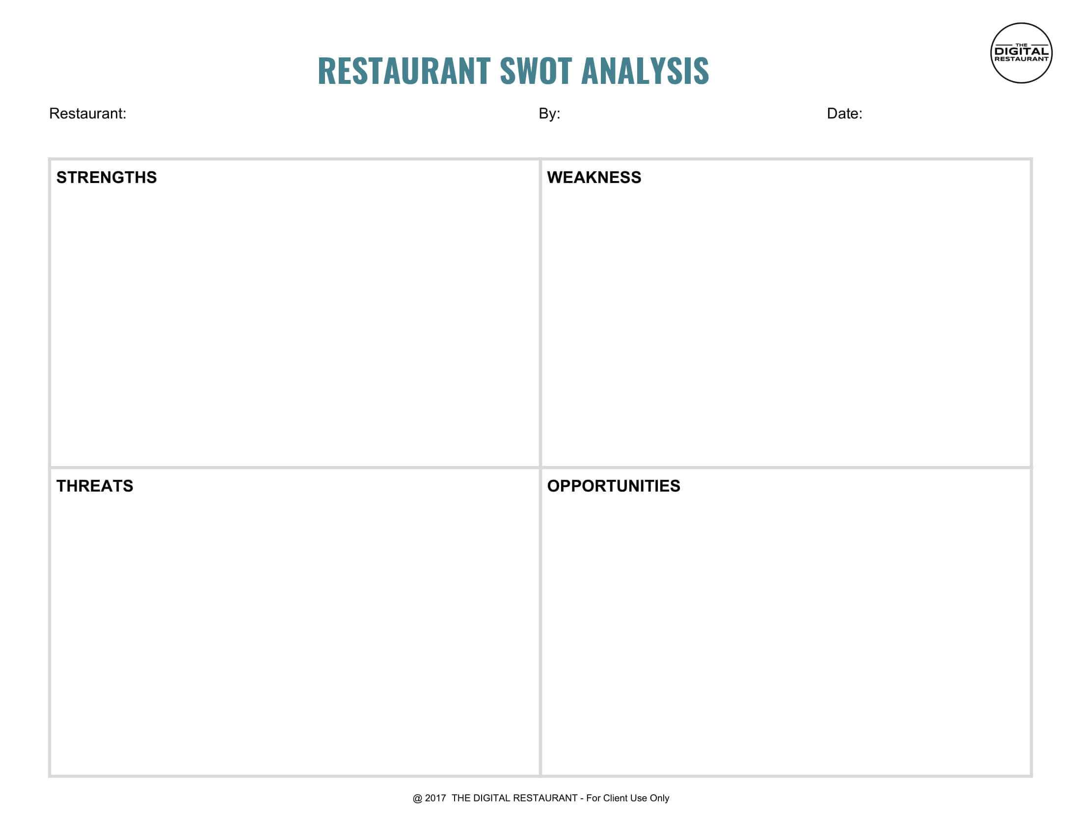 12+ Restaurant Swot Analysis Examples – Pdf, Word, Pages Throughout Swot Template For Word