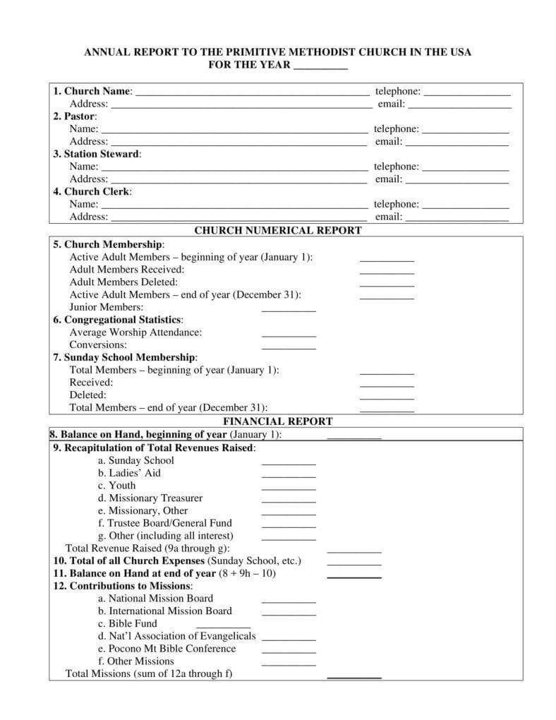 13 + Church Report Templates – Pdf, Google Doc, Apple Pages Pertaining To M&amp;e Report Template