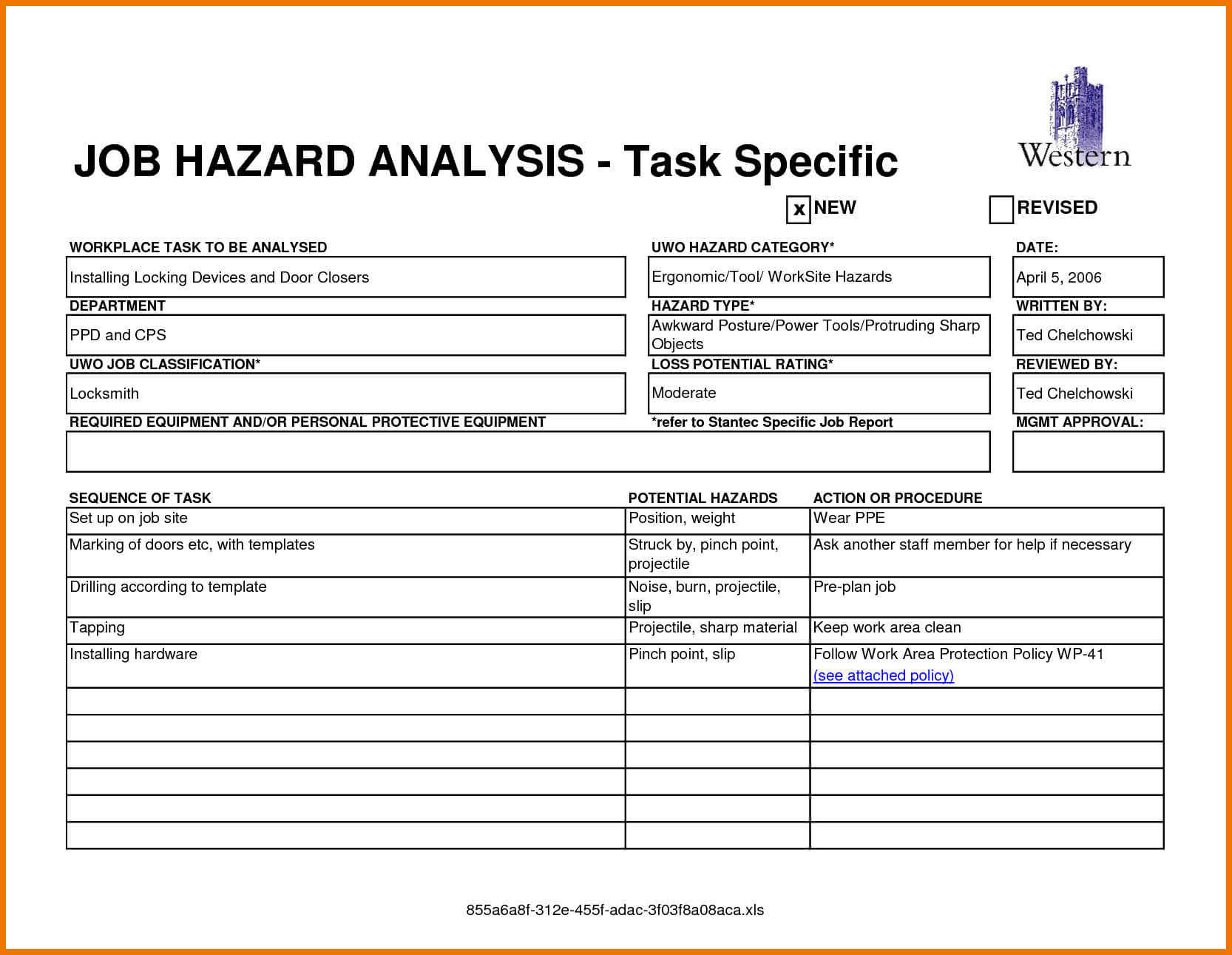 13+ Job Safety Analysis Examples – Pdf, Word, Pages | Examples Regarding Safety Analysis Report Template