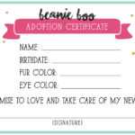 14+ Adoption Certificate Templates | Proto Politics Within Toy Adoption Certificate Template