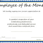 14+ Employee Of The Month Certificate Template | This Is Pertaining To Employee Of The Month Certificate Template