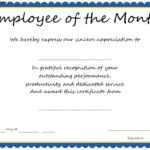 14+ Employee Of The Month Certificate Template | This Is Pertaining To Employee Of The Month Certificate Template