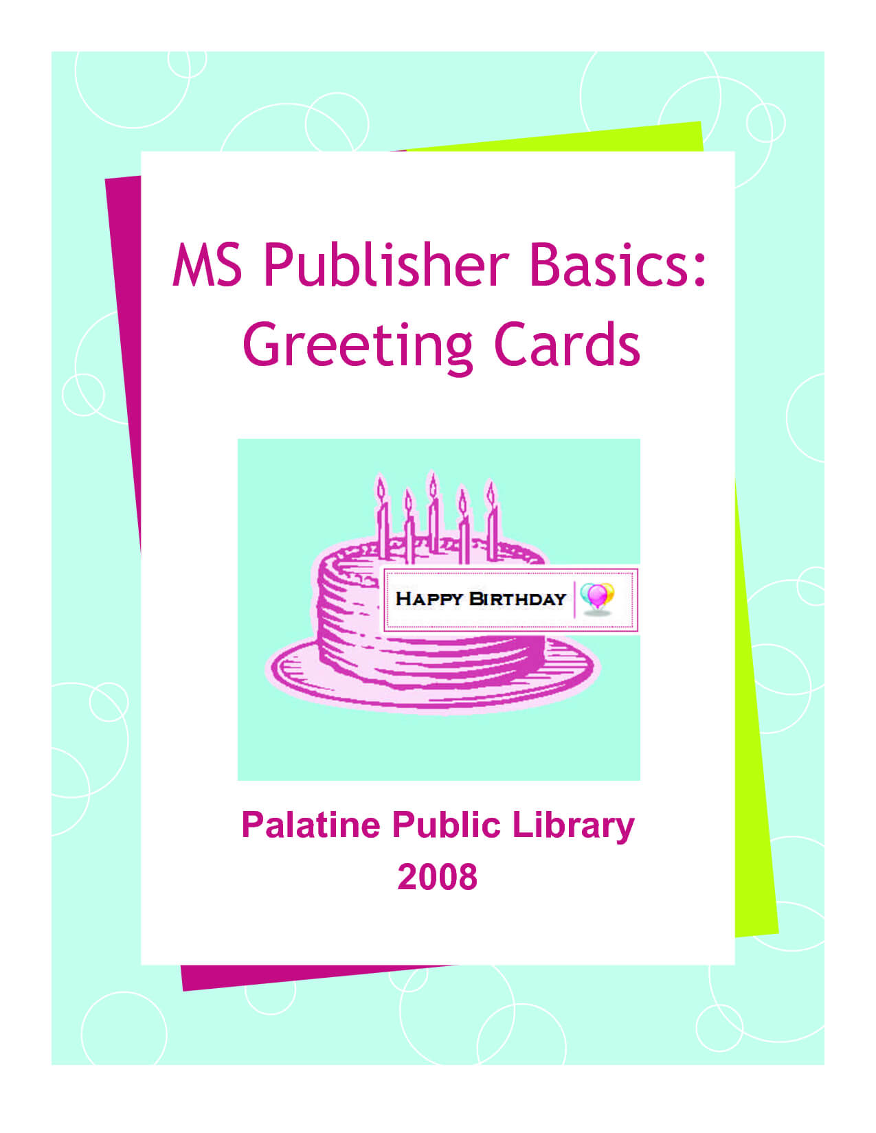 14 Happy Birthday Card Template Publisher Images – Happy In Birthday Card Publisher Template