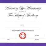 14+ Honorary Life Certificate Templates – Pdf, Docx | Free Inside Life Membership Certificate Templates