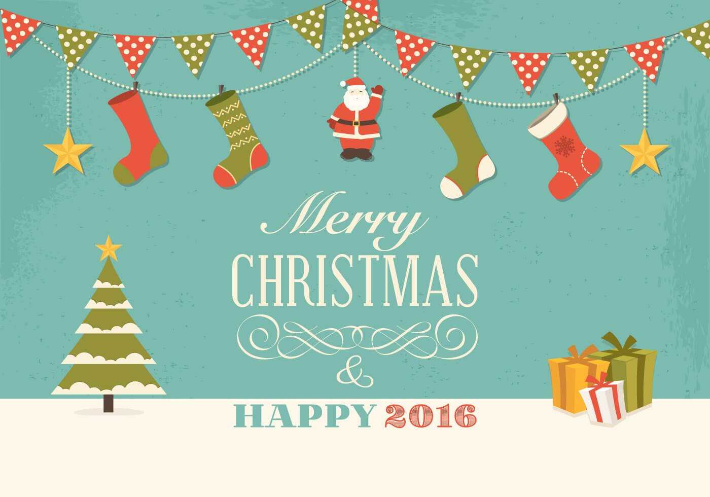 15+ Free Christmas Vector Graphics With Regard To Adobe Illustrator Christmas Card Template