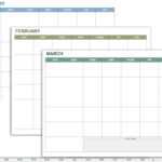 15 Free Monthly Calendar Templates | Smartsheet In Blank One Month Calendar Template