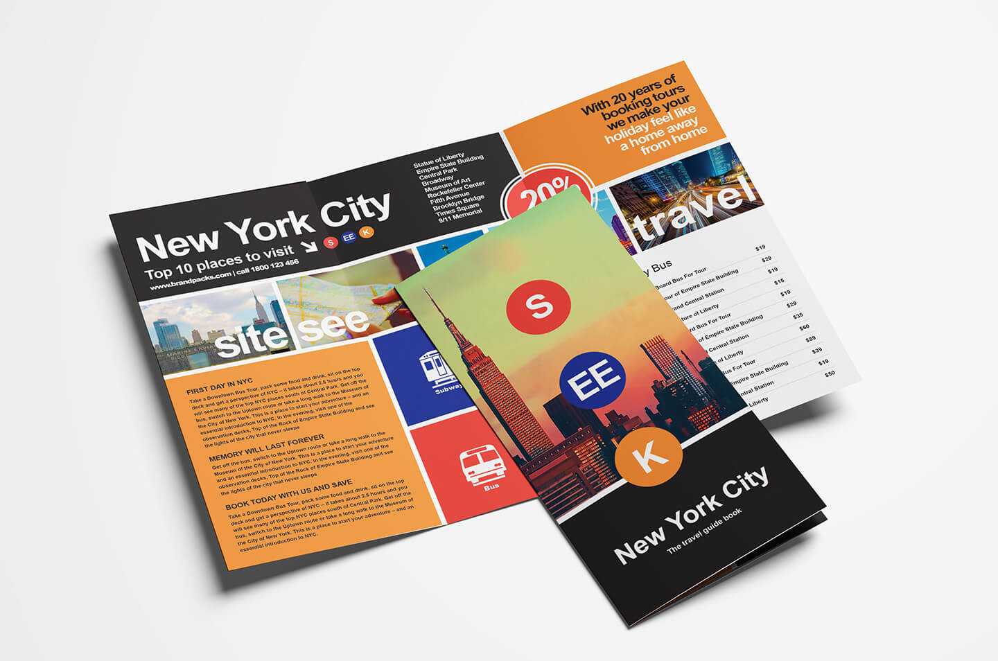 15 Free Tri Fold Brochure Templates In Psd & Vector – Brandpacks In One Sided Brochure Template