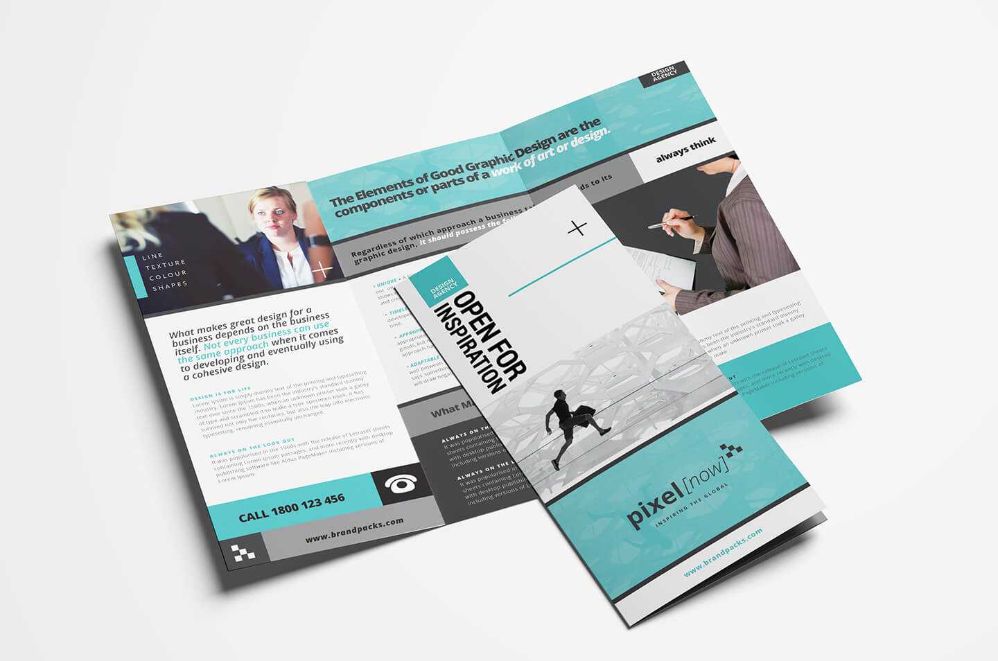 15 Free Tri Fold Brochure Templates In Psd & Vector – Brandpacks Intended For Adobe Illustrator Tri Fold Brochure Template