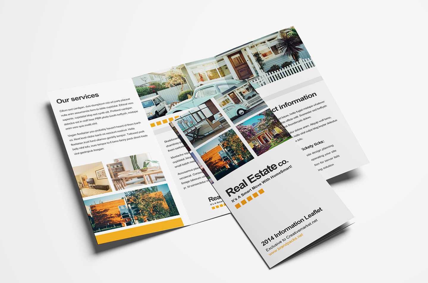 15 Free Tri Fold Brochure Templates In Psd & Vector – Brandpacks Pertaining To Ai Brochure Templates Free Download