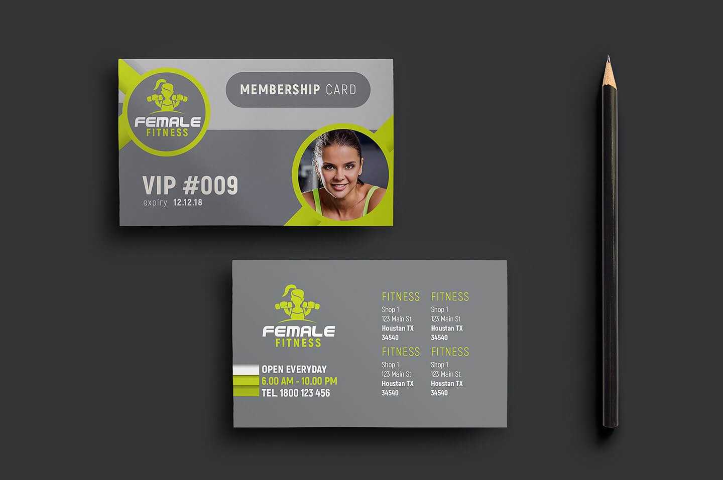 15+ Membership Card Designs | Design Trends – Premium Psd In Gym Membership Card Template