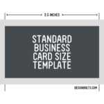 15 Psd Business Card Template Size Images – Standard Regarding Business Card Size Template Psd