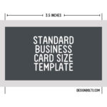 15 Psd Business Card Template Size Images – Standard With Regard To Business Card Size Photoshop Template