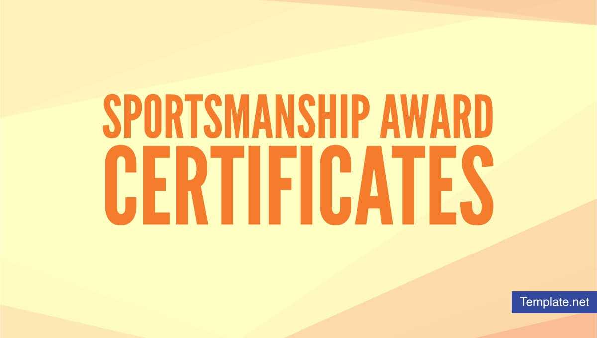 15+ Sportsmanship Award Certificate Designs & Templates Pertaining To Rugby League Certificate Templates