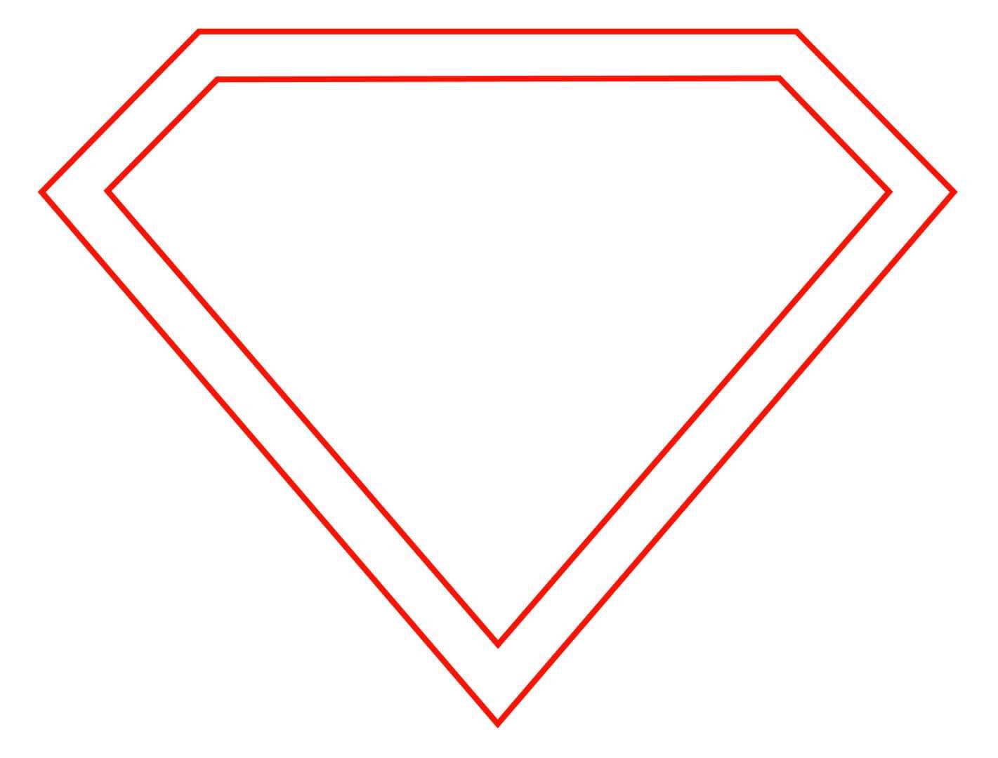 Blank Superman Logo Template - Atlantaauctionco.com