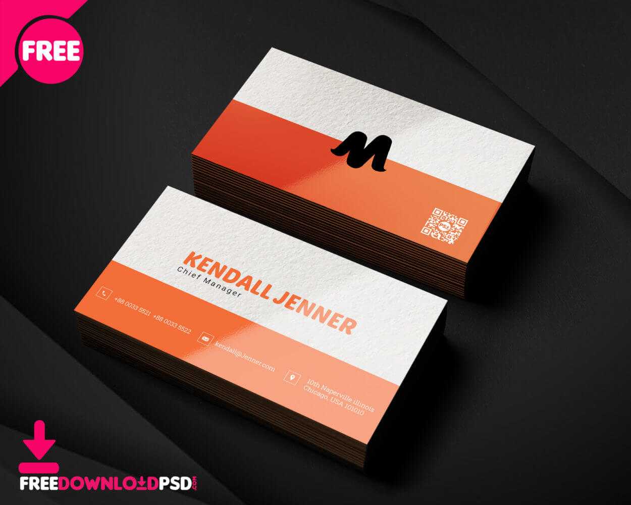 150+ Free Business Card Psd Templates Within Photoshop Cs6 Business Card Template