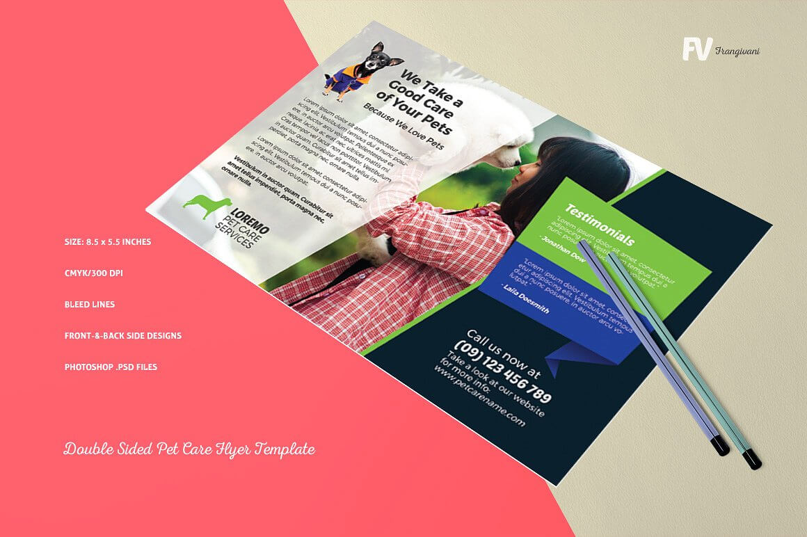 16 + Double Sided Flyers – Word, Psd, Ai, Eps Vector In One Sided Brochure Template
