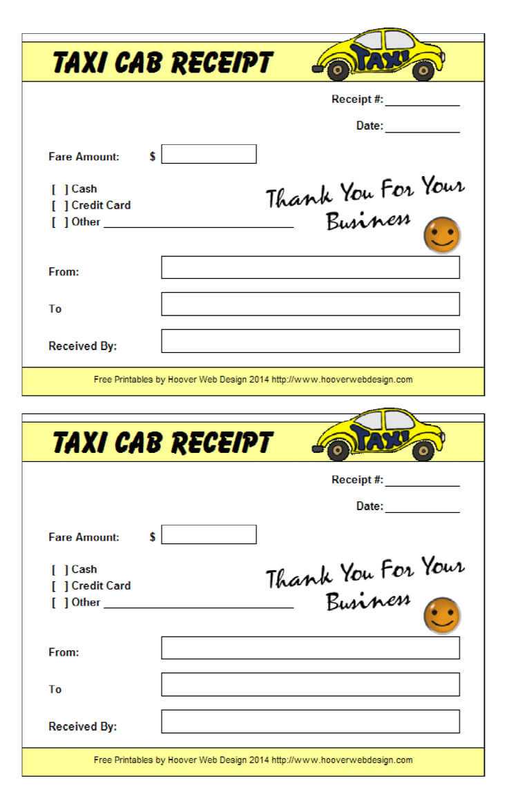 16+ Free Taxi Receipt Templates – Make Your Taxi Receipts Easily Intended For Blank Taxi Receipt Template