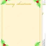 16 Holiday Greeting Card Template Images – Free Christmas Regarding Blank Christmas Card Templates Free