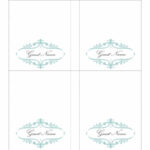16 Printable Table Tent Templates And Cards ᐅ Template Lab Intended For Name Tent Card Template Word