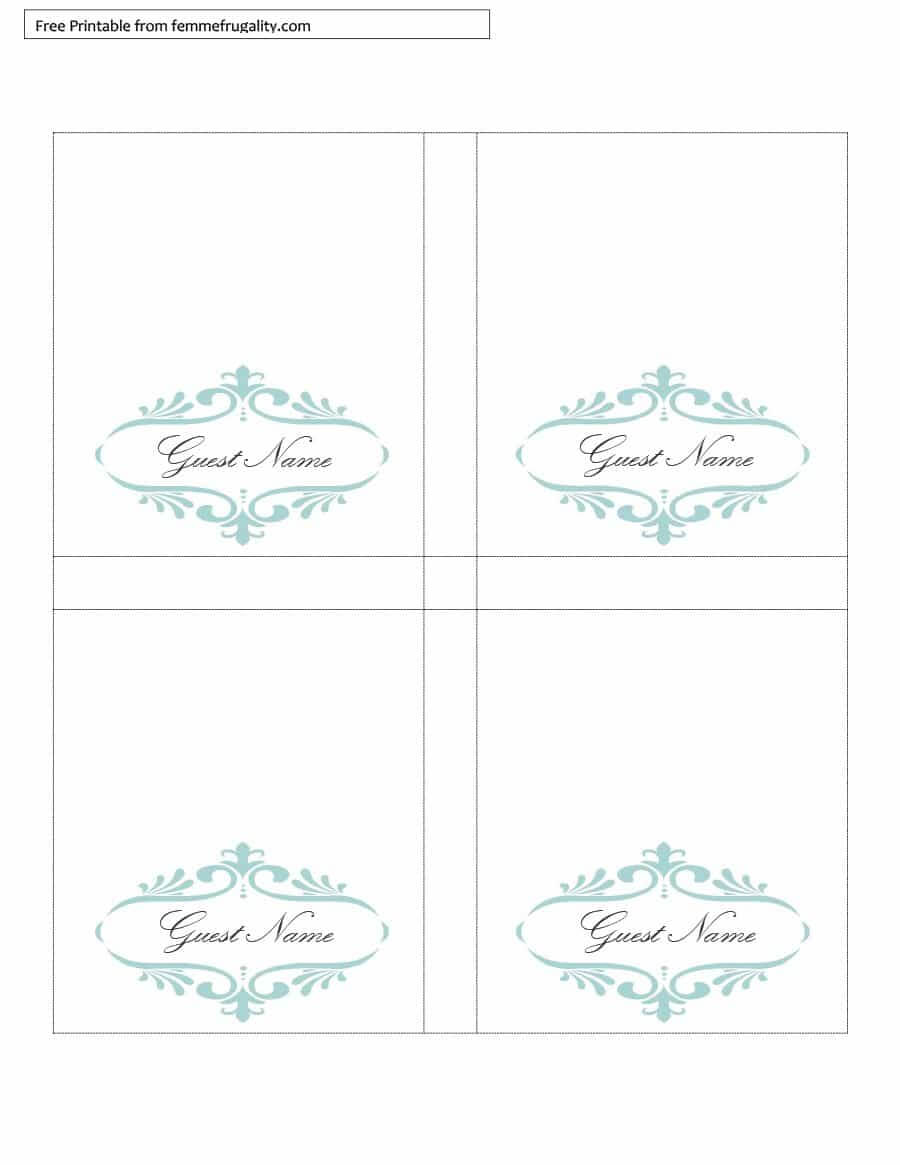16 Printable Table Tent Templates And Cards ᐅ Template Lab Within Tri Fold Tent Card Template