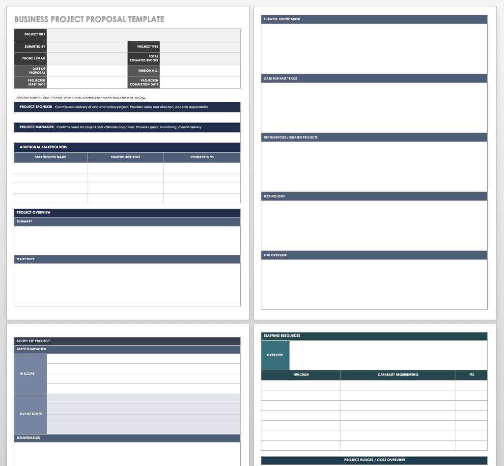 17 Free Project Proposal Templates + Tips | Smartsheet Within Software Project Proposal Template Word